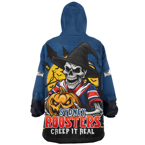 Sydney Roosters Snug Hoodie Dark Moon Rugby Halloween Battle Edition