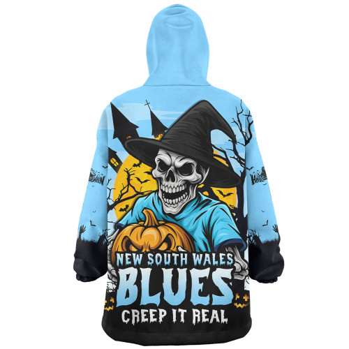 New South Wales Blues Snug Hoodie Dark Moon Rugby Halloween Battle Edition
