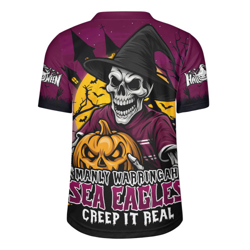 Manly Warringah Sea Eagles Rugby Jersey Dark Moon Rugby Halloween Battle Edition Manly Warringah Sea Eagles Rugby Jersey Dark Moon Rugby Halloween Battle Edition