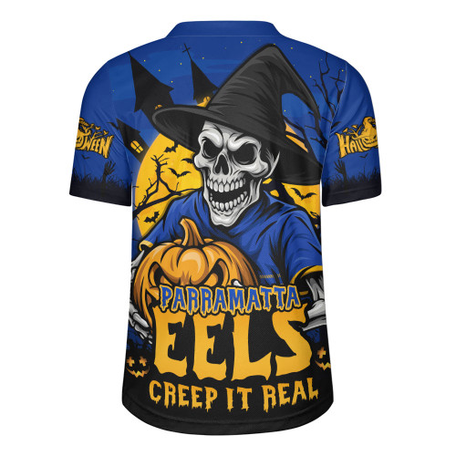 Parramatta Eels Rugby Jersey Dark Moon Rugby Halloween Battle Edition