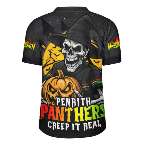 Penrith Panthers Rugby Jersey Dark Moon Rugby Halloween Battle Edition