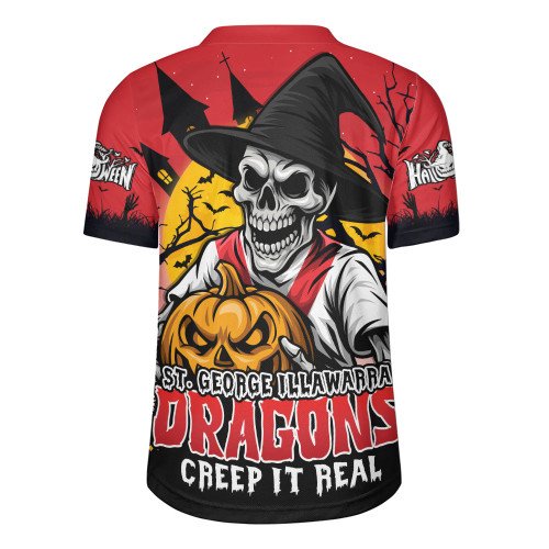 St. George Illawarra Dragons Rugby Jersey Dark Moon Rugby Halloween Battle Edition