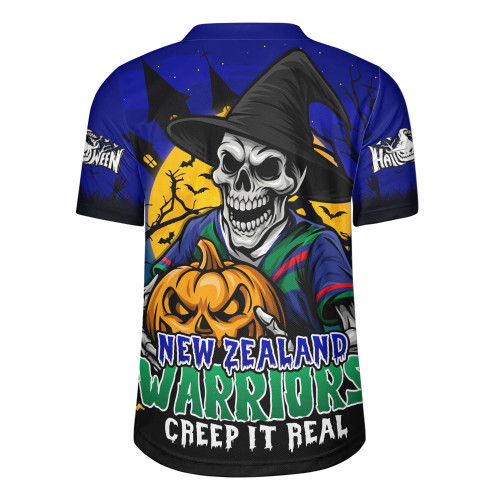 New Zealand Warriors Rugby Jersey Dark Moon Rugby Halloween Battle Edition