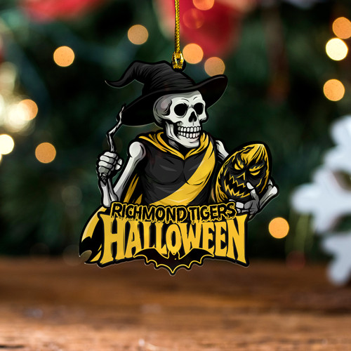 Richmond Wood Acrylic Ornament Wicked Halloween Skeleton Spirit