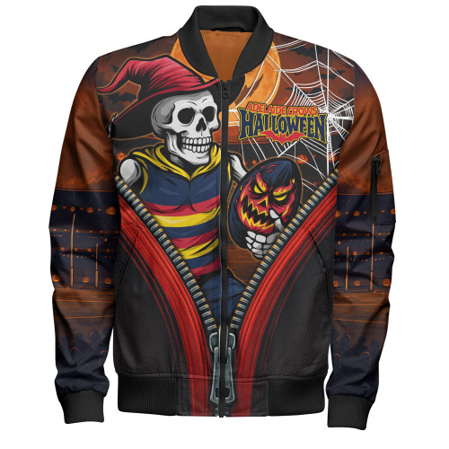 Adelaide Crows Bomber Jacket Halloween Night Reaper Zipper