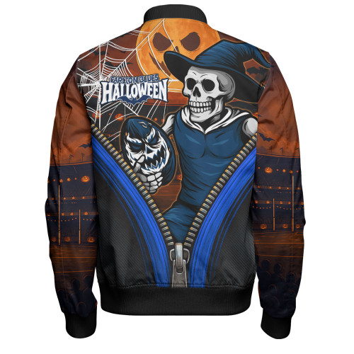 Carlton Bomber Jacket Halloween Night Reaper Zipper
