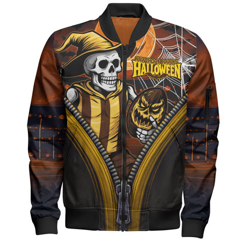 Hawthorn Bomber Jacket Halloween Night Reaper Zipper