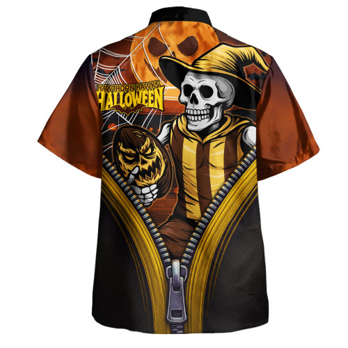 Hawthorn Hawaiian Shirt Halloween Night Reaper Zipper