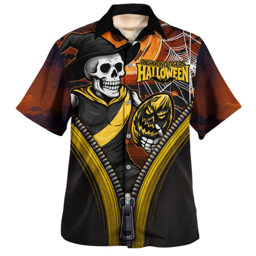 Richmond Hawaiian Shirt Halloween Night Reaper Zipper