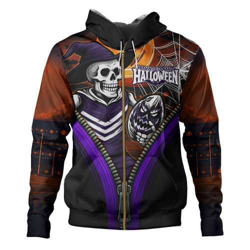 Fremantle Hoodie Halloween Night Reaper Zipper