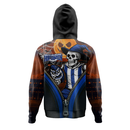 North Melbourne Hoodie Halloween Night Reaper Zipper North Melbourne Hoodie Halloween Night Reaper Zipper