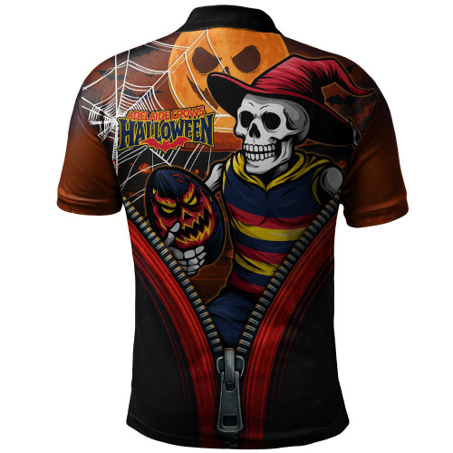 Adelaide Crows Polo Shirt Halloween Night Reaper Zipper Adelaide Crows Polo Shirt Halloween Night Reaper Zipper