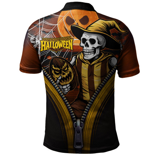 Hawthorn Polo Shirt Halloween Night Reaper Zipper