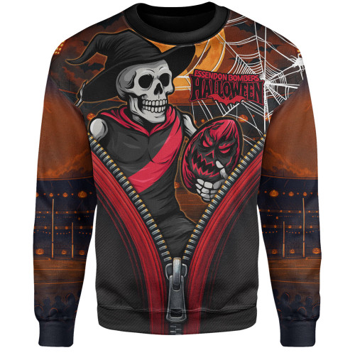 Essendon Sweatshirt Halloween Night Reaper Zipper