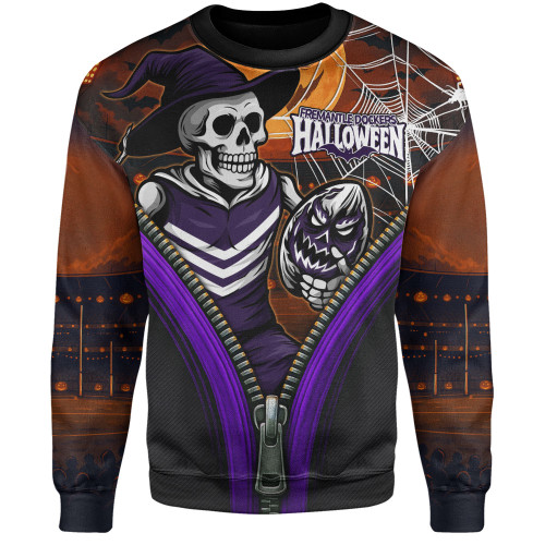 Fremantle Sweatshirt Halloween Night Reaper Zipper