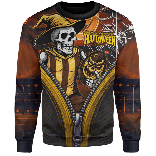 Hawthorn Sweatshirt Halloween Night Reaper Zipper