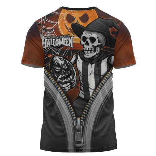 Collingwood T-Shirt Halloween Night Reaper Zipper
