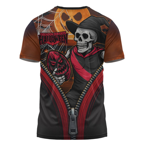 Essendon T-Shirt Halloween Night Reaper Zipper Essendon T-Shirt Halloween Night Reaper Zipper