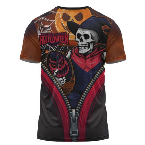 Melbourne T-Shirt Halloween Night Reaper Zipper Melbourne T-Shirt Halloween Night Reaper Zipper
