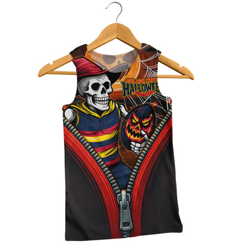 Adelaide Crows Men Singlet Halloween Night Reaper Zipper