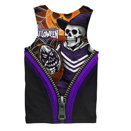 Fremantle Men Singlet Halloween Night Reaper Zipper