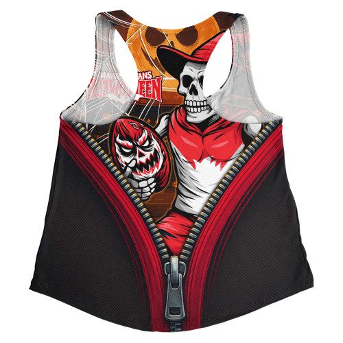 Sydney Swans Women Racerback Singlet Halloween Night Reaper Zipper Sydney Swans Women Racerback Singlet Halloween Night Reaper Zipper