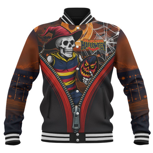 Adelaide Crows Baseball Jacket Halloween Night Reaper Zipper