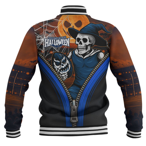 Carlton Baseball Jacket Halloween Night Reaper Zipper Carlton Baseball Jacket Halloween Night Reaper Zipper