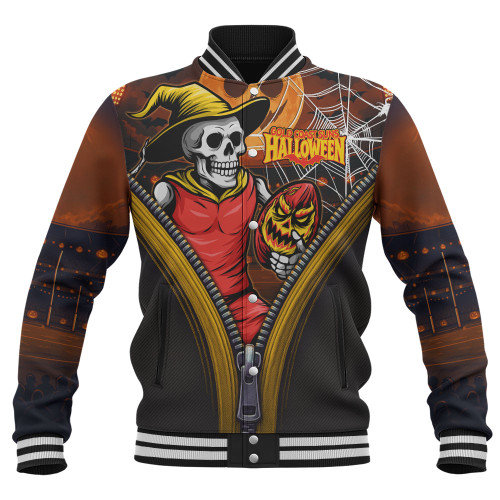 Gold Coast SUNS Baseball Jacket Halloween Night Reaper Zipper
