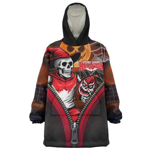 Sydney Swans Snug Hoodie Halloween Night Reaper Zipper