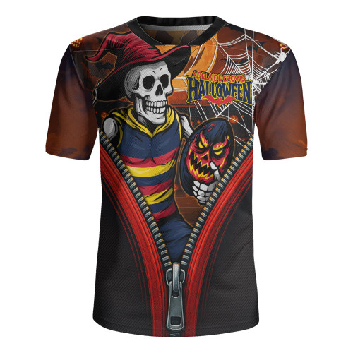 Adelaide Crows Rugby Jersey Halloween Night Reaper Zipper Adelaide Crows Rugby Jersey Halloween Night Reaper Zipper