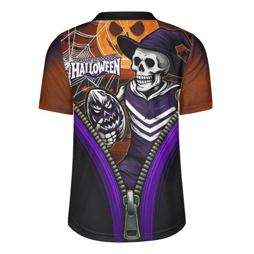 Fremantle Rugby Jersey Halloween Night Reaper Zipper