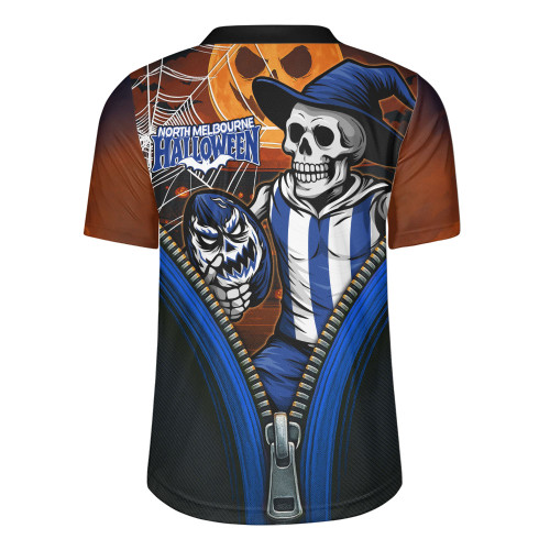 North Melbourne Rugby Jersey Halloween Night Reaper Zipper