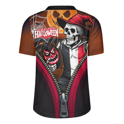 St Kilda Rugby Jersey Halloween Night Reaper Zipper