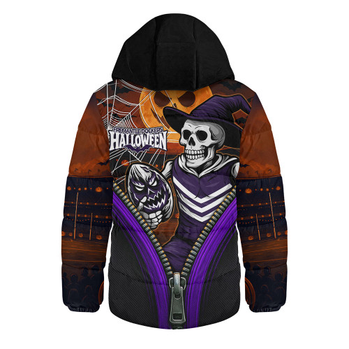 Fremantle Hooded Padded Jacket Halloween Night Reaper Zipper