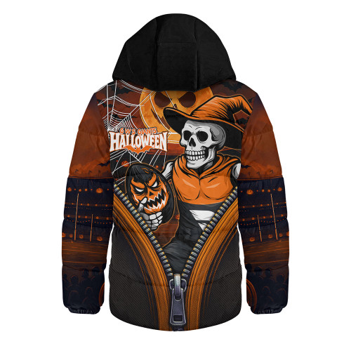 Gold Coast SUNS Hooded Padded Jacket Halloween Night Reaper Zipper Gold Coast SUNS Hooded Padded Jacket Halloween Night Reaper Zipper
