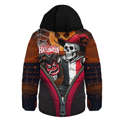 St Kilda Hooded Padded Jacket Halloween Night Reaper Zipper St Kilda Hooded Padded Jacket Halloween Night Reaper Zipper