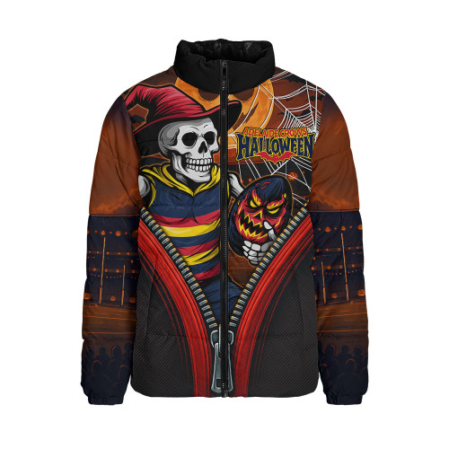 Adelaide Crows Padded Jacket Halloween Night Reaper Zipper