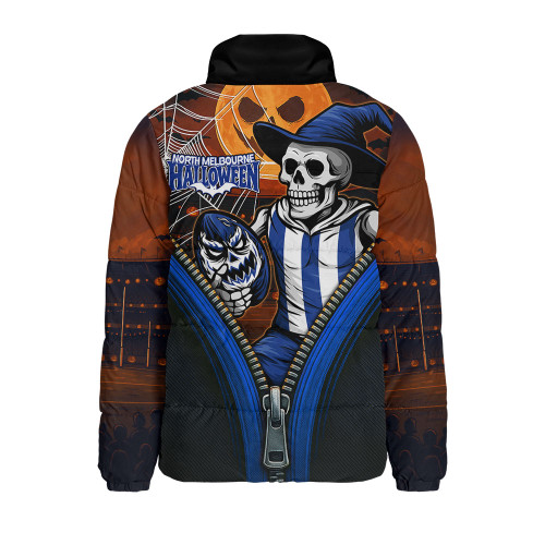 North Melbourne Padded Jacket Halloween Night Reaper Zipper
