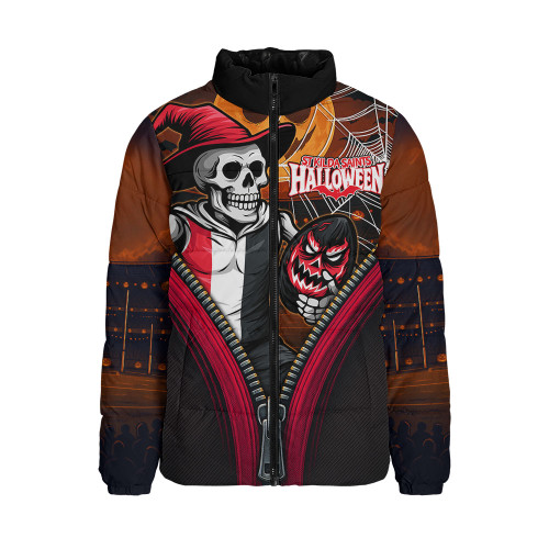 St Kilda Padded Jacket Halloween Night Reaper Zipper