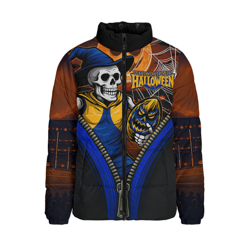 West Coast Eagles Padded Jacket Halloween Night Reaper Zipper West Coast Eagles Padded Jacket Halloween Night Reaper Zipper