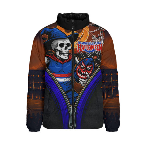 Western Bulldogs Padded Jacket Halloween Night Reaper Zipper