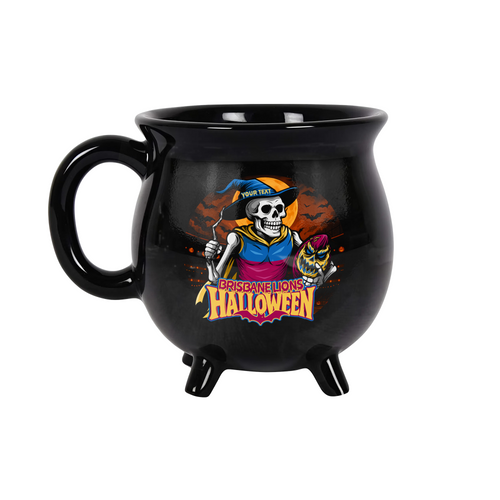 Brisbane Lions Cauldron Mug Skeleton Of The Shadows