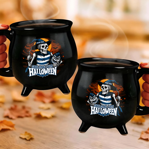 Geelong Cats Cauldron Mug Skeleton Of The Shadows