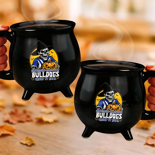 Canterbury-Bankstown Bulldogs Cauldron Mug Dark Moon Rugby Halloween Battle Edition