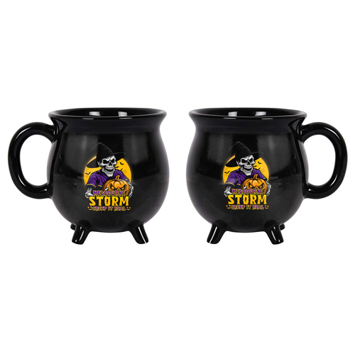 Melbourne Storm Cauldron Mug Dark Moon Rugby Halloween Battle Edition
