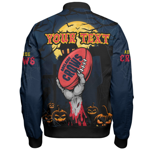 Adelaide Crows Bomber Jacket Full Moon Fever Halloween Supporter Adelaide Crows Bomber Jacket Full Moon Fever Halloween Supporter