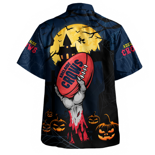 Adelaide Crows Hawaiian Shirt Full Moon Fever Halloween Supporter Adelaide Crows Hawaiian Shirt Full Moon Fever Halloween Supporter
