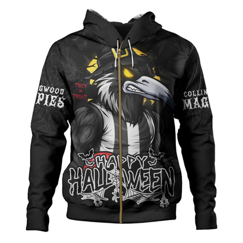 Collingwood Hoodie Full Moon Fever Halloween Supporter Collingwood Hoodie Full Moon Fever Halloween Supporter