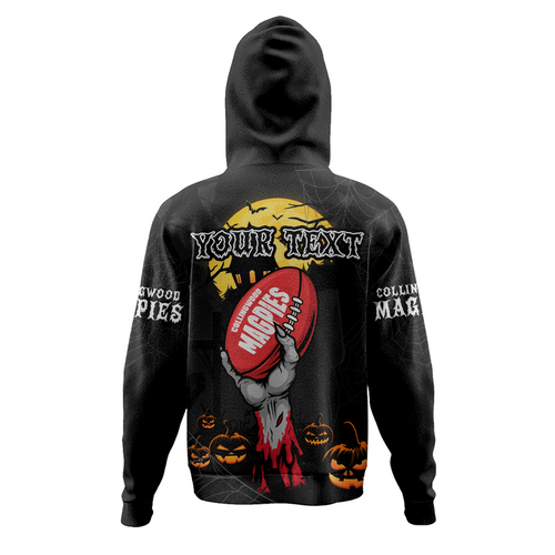 Collingwood Hoodie Full Moon Fever Halloween Supporter Collingwood Hoodie Full Moon Fever Halloween Supporter